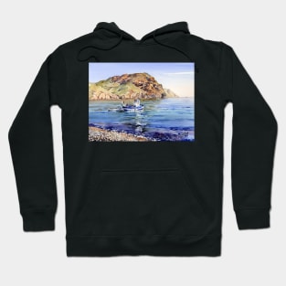 Fishing boat at Las Negras Hoodie